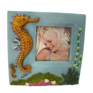 Seahorse Picture Frame Catalina Ocean West Coast USA 6" x 6" 0740